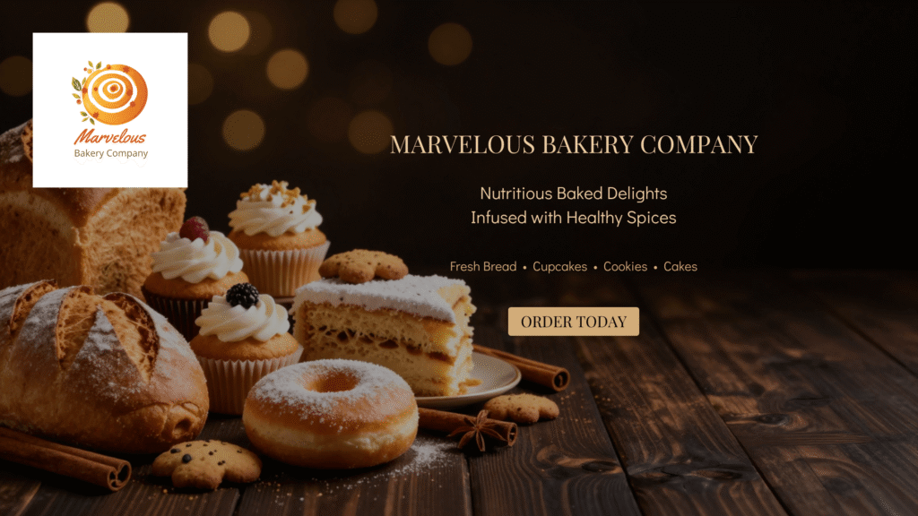 Marvelous bakery company products BANNER