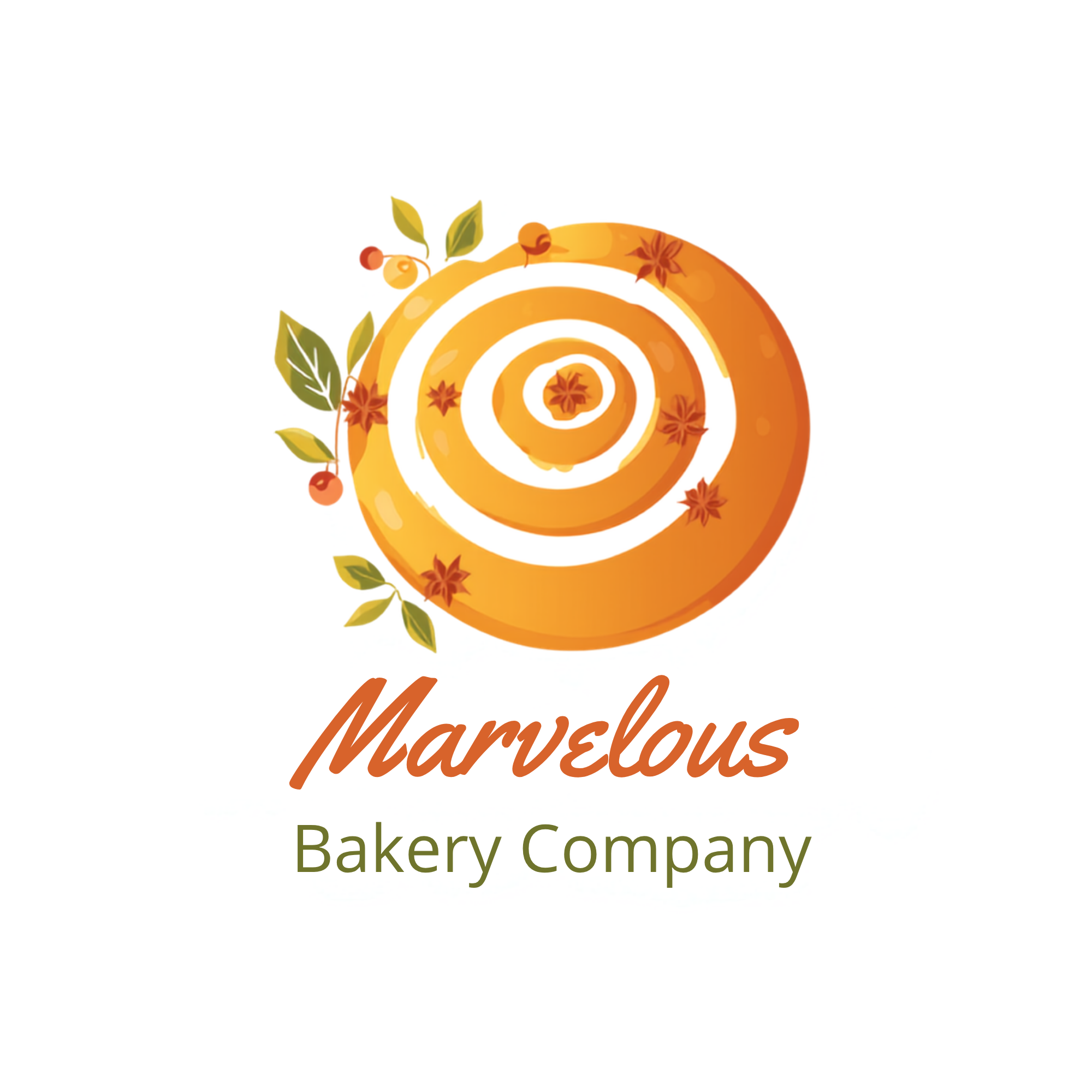 Marvelous bakery company logo